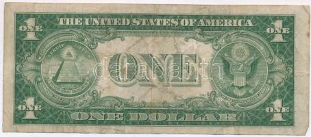 Amerikai Egyesült Államok 1935-1945. (1935A) 1$ "Silver Certificate - kisméretű", kék pecs...