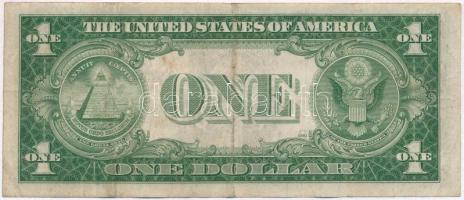 Amerikai Egyesült Államok 1934-1945. (1935A) 1$ "Silver Certificate - kisméretű" sárga pec...