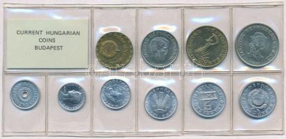 1984. 2f-20Ft (10xklf) érmés forgalmi sor fóliatokban T:1 Adamo FO17