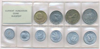1983. 2f-20Ft (10xklf) érmés forgalmi sor fóliatokban T:1 Adamo FO16