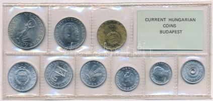 1982. 2f-10Ft (9xklf) érmés forgalmi sor fóliatokban T:1 Adamo FO15