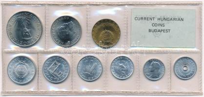 1981. 2f-10Ft (9xklf) érmés forgalmi sor fóliatokban T:1 Adamo FO14