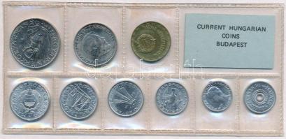 1979. 2f-10Ft (9xklf) érmés forgalmi sor fóliatokban T:1 2Ft-on kis patina 
Adamo FO12
