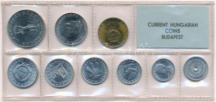 1978. 2f-10Ft (9xklf) érmés forgalmi sor fóliatokban T:1 Adamo FO11