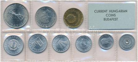 1976. 2f-10Ft (9xklf) érmés forgalmi sor fóliatokban T:1 Adamo FO9