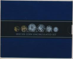 Ausztrália 2010. 5c-2$ (6xklf) forgalmi szett karton tokban T:1  Australia 2010. 5c - 1 Dollar (6xklf) coin set in cardboard case C:UNC