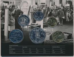 Ausztrália 2010. 5c-2$ (6xklf) forgalmi szett karton tokban T:1 
Australia 2010. 5c - 1 Dollar (6xk...