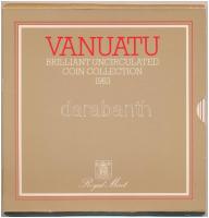 Vanuatu 1983. 1V-50V (6xklf) forgalmi sor karton díszcsomagolásban T:BU  Vanuatu 1983. 1 Vatu - 50 Vatu (6xdiff) coin set in cardboard case C:BU