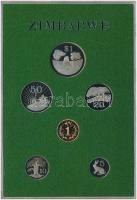 Zimbabwe 1980. 1c-1$ (6xklf) forgalmi sor tokban T:PP Zimbabwe 1980. 1 Cent - 1 Dollar (6xdiff) coin...