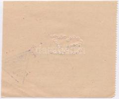 Budapest ~1950-1956. "Szabad Nép" utalvány, piros, bélyegzéssel és "SZ" perforác...