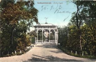 1911 Székesfehérvár, Zichy liget, park, pavilon (EK)