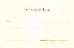 Budapest V. Igazságügyi palota, belső. Kunstanstalt "Kosmos" S. IX. Art Nouveau litho