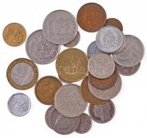 Vegyes 25db-os fémpénz tétel, mind különféle T:vegyes Mixed 25pcs of coins, all different C:mixed