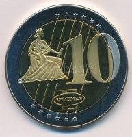 Vatikán 2004. 10E "II. János Pál" próbaveret, hátlap multicolor T:1 
Vatican 2004. 10 Eur...