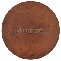 1936. "Magyar Királyi Légügyi Hivatal - Emlékül" Br emlékérem, hátoldalon gravírozva "...