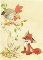 13 db modern báb és rajzfilm motívumlap / 13 modern puppet and cartoon films motive postcards