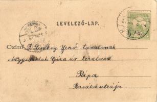 1904 Budapest V. Igazságügyi palota. Divald Károly 11. sz. (EK)