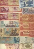 100db bankjegy egész világ régi és új magyarral T:II,III,IV