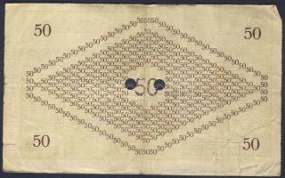 1919. Pápa 10K(3x), 20K(2x), 50K(8x) lyukasztással összesen 13db T:III