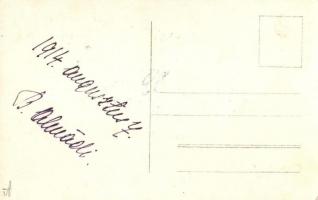 1914 Balatonalmádi, teniszezők a teniszpályán, sport. photo