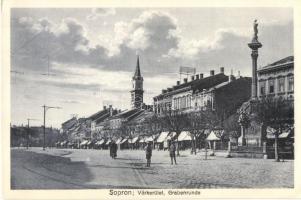 Sopron, Várkerület, üzletek. Kiadja Lobenwein Harald fényképész (EK)