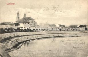 1910 Komárom, Komárno; Dunapart / Danube riverside (Rb)