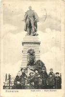 1906 Komárom, Komárno; Klapka szobor. Pannonia E. D. K. 77. / monument, statue (EK)