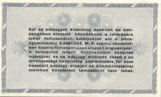 1946. 10000AP v.j. + 50000AP v.j. + fehér papír v.j. nélkül 100.000AP + 500000AP + 1000000AP T:I