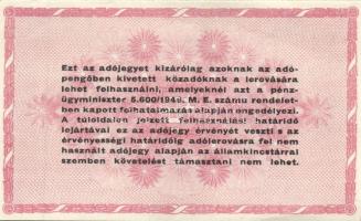 1946. 10000AP v.j. + 50000AP v.j. + fehér papír v.j. nélkül 100.000AP + 500000AP + 1000000AP T:I