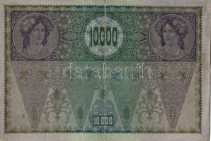 Ausztria 1918. Osztrák-Magyar Bank kiadása 10000K piros "Deutschösterreich" fny-sal (5x) T...