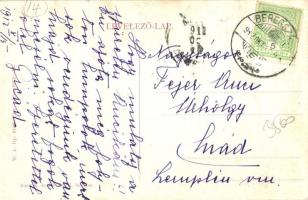 1912 Beregszász, Berehove; Duzzasztó a Borzsa folyón, gát. W. L. Bp. 6108. Kiadja Auer K. és Kovács ...