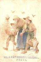 12 db RÉGI használatlan magyar cserkész motívumlap, Márton L. szignóval / 12 pre-1945 unused Hungari...