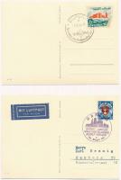 10 db RÉGI német nemzetszocialista (náci) képeslap Hitlerrel és Mussolinivel / 10 pre-1945 German NS...