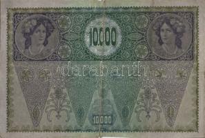 Ausztria 1918. Osztrák-Magyar Bank kiadása 10000K piros "Deutschösterreich" fny-sal (5x) T...