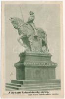 Nemzeti Áldozatkészség Szobor segélylap - 4 db régi képeslap, közte három aranyozott dombornyomott /...