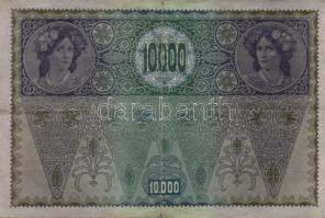Ausztria 1918. Osztrák-Magyar Bank kiadása 10000K piros "Deutschösterreich" fny-sal (6x) T...