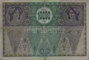 Ausztria 1918. Osztrák-Magyar Bank kiadása 10000K piros "Deutschösterreich" fny-sal (6x) T...