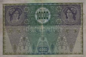 Ausztria 1918. Osztrák-Magyar Bank kiadása 10000K piros "Deutschösterreich" fny-sal (6x) T...