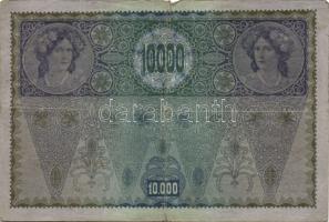 Ausztria 1918. Osztrák-Magyar Bank kiadása 10000K piros "Deutschösterreich" fny-sal (6x) T...