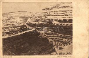 4 db RÉGI Ephraim Moses Lilien (első cionista művész) judaika művészlap / 4 pre-1945 Judaica art pos...