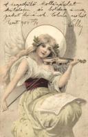 30 db RÉGI művészlap, több vallásos lap és hölgyek, vegyes minőség / 30 pre-1945 motive postcards wi...