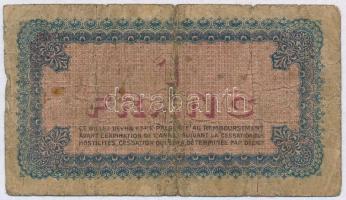 Franciaország / Lyon 1918. 1Fr "Chambre de Commerce de Lyon" papír szükségpénz T:III-
Fra...