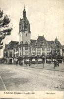 1914 Kiskunfélegyháza, városháza, Frank Sámuel áruháza (lyuk / hole)