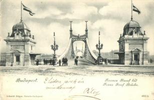 1900 Budapest, Ferenc József híd