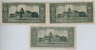 1946. 100.000.000MP (7x) T:II-III
Adamo P33