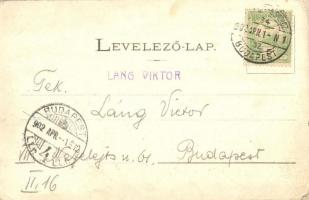 1902 Bátyú, Batyovo, Batiovo; Indóház, vasútállomás, gőzmozdony, vasutasok, Dolfy. Kiadja Mezei Mór ...