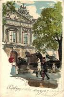 1902 Berlin, An der Ruhmeshalle. Kunstanstalt J. Miesler litho