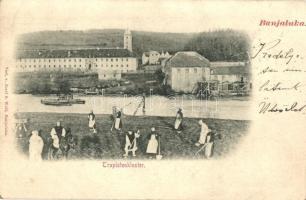 1898 (Vorläufer!) Banja Luka, Banjaluka; Trappistenkloster / Trappist cheese manufacture with ferry