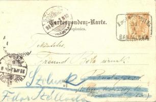 1898 (Vorläufer!) Banja Luka, Banjaluka; Trappistenkloster / Trappist cheese manufacture with ferry