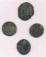 Római Birodalom 4db-os vegyes rézpénz tétel a Kr. u. III-IV századból T:2,2- patina
Roman Empire 4p...